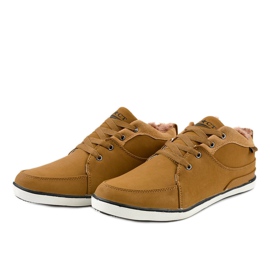 Zapatillas de hombre con aislamiento marrón 14M476 2