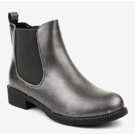 Botines planos grises 7513-PA 1