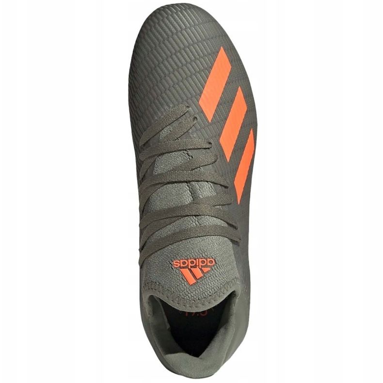 Botas de fútbol adidas X 19.3 Fg Jr EF8374 gris gris 1