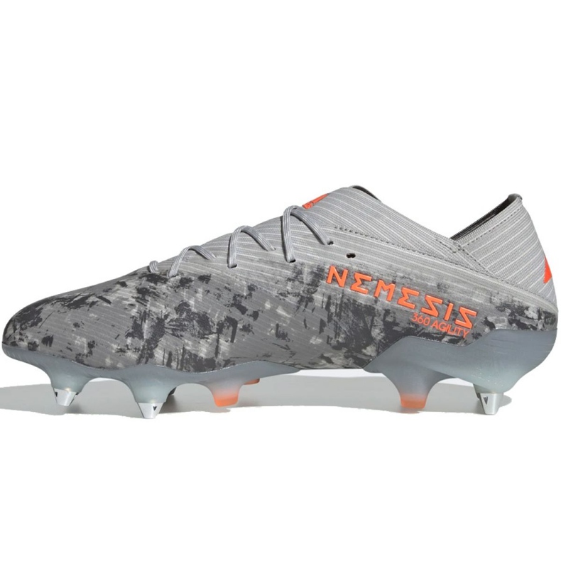 Botas de fútbol adidas Nemeziz 19.1 Sg M EF8393 gris gris 2