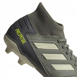 Botas de fútbol adidas Predator 19.3 Fg M EF8208 gris gris 4