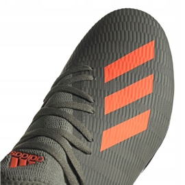 Botas de fútbol adidas X 19.3 Fg M EF8365 verde gris 3