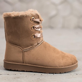 Kylie Botas de nieve atadas marrón 1