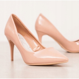 Kylie Salones Clásicos de Piel Ecológica beige 5