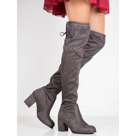J. Star Botas sin cordones en un poste gris 4