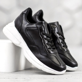 SHELOVET Zapatillas Negras negro 2