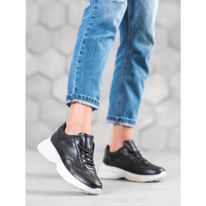 SHELOVET Zapatillas Negras negro 1