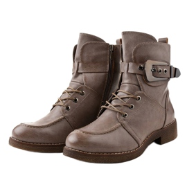 Botas caqui y botas con cierres 404 1 Botas caqui y botas con cierres 404 1