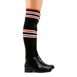 Calcetín botas mosquetero negro FD-69 2
