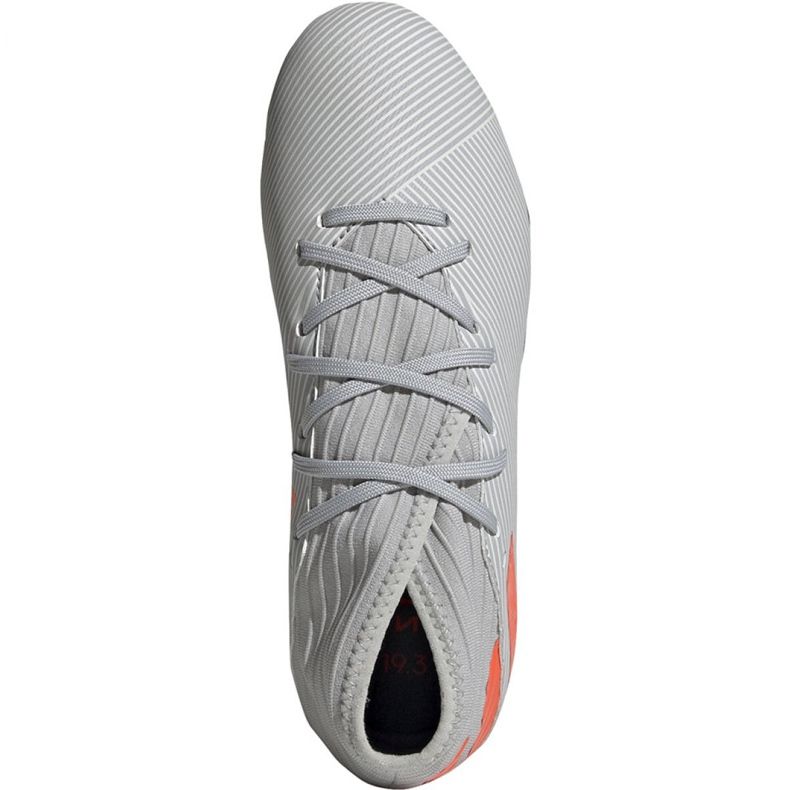 Las botas de fútbol adidas Nemeziz 19.3 Fg Jr EF8302 multicolor gris 1