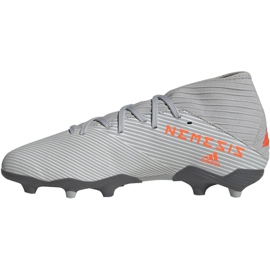 Las botas de fútbol adidas Nemeziz 19.3 Fg Jr EF8302 multicolor gris 2