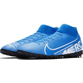 Zapatillas de fútbol Nike Mercurial Superfly 7 Academy M Tf AT7978 414 multicolor azul 2