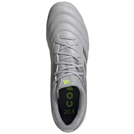 Botas de fútbol adidas Copa 20.3 Fg M EF8329 rojo gris 1