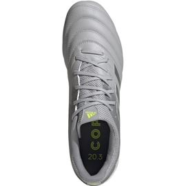Botas de fútbol adidas Copa 20.3 Fg M EF8329 rojo gris 5