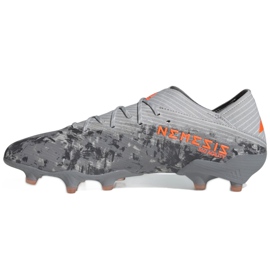 Botas de fútbol adidas Nemeziz 19.1 Fg M EF8281 rojo gris 2