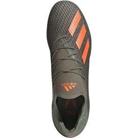 Botas de fútbol adidas X 19.2 Fg M EF8364 verde gris 1