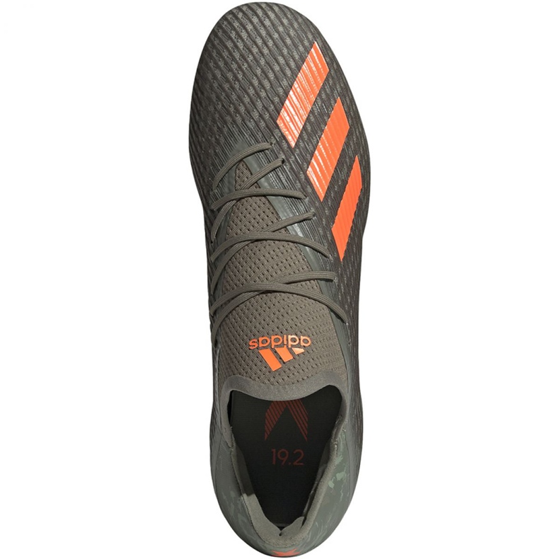 Botas de fútbol adidas X 19.2 Fg M EF8364 verde gris 1