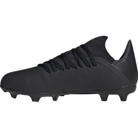 Las botas de fútbol adidas X 19.3 Fg Jr F35364 negro negro 1 Las botas de fútbol adidas X 19.3 Fg Jr F35364 negro negro 1