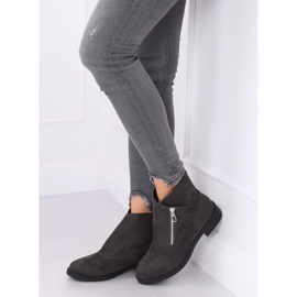 Botas grises de gamuza gris 20195 Gris 2 Botas grises de gamuza gris 20195 Gris 2