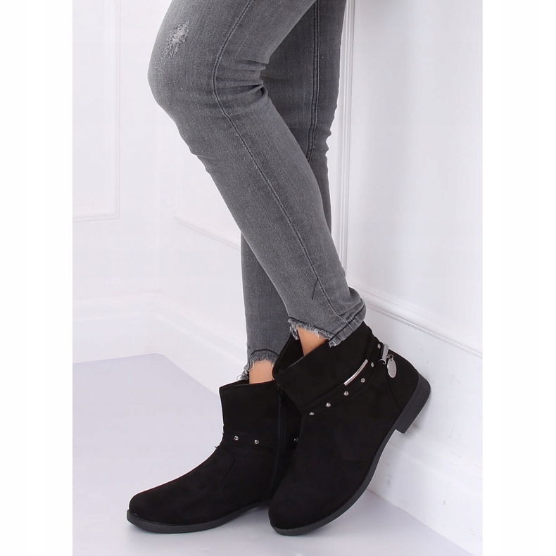 Botas de mujer negras JC-255 Black negro 1