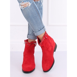 Botas rojas con cuña oculta G-7606 Roja rojo 5