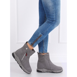 Gris SJ1938 Botas grises de estilo deportivo 4