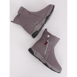 Gris SJ1938 Botas grises de estilo deportivo 2 Gris SJ1938 Botas grises de estilo deportivo 2