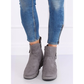 Gris SJ1938 Botas grises de estilo deportivo 5