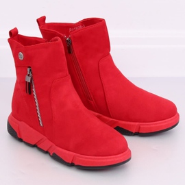 Red SJ1938 Botas deportivas rojas rojo 1
