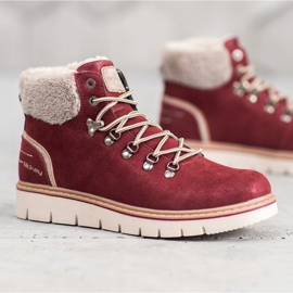 McKey Tramperos de gamuza rojo 5