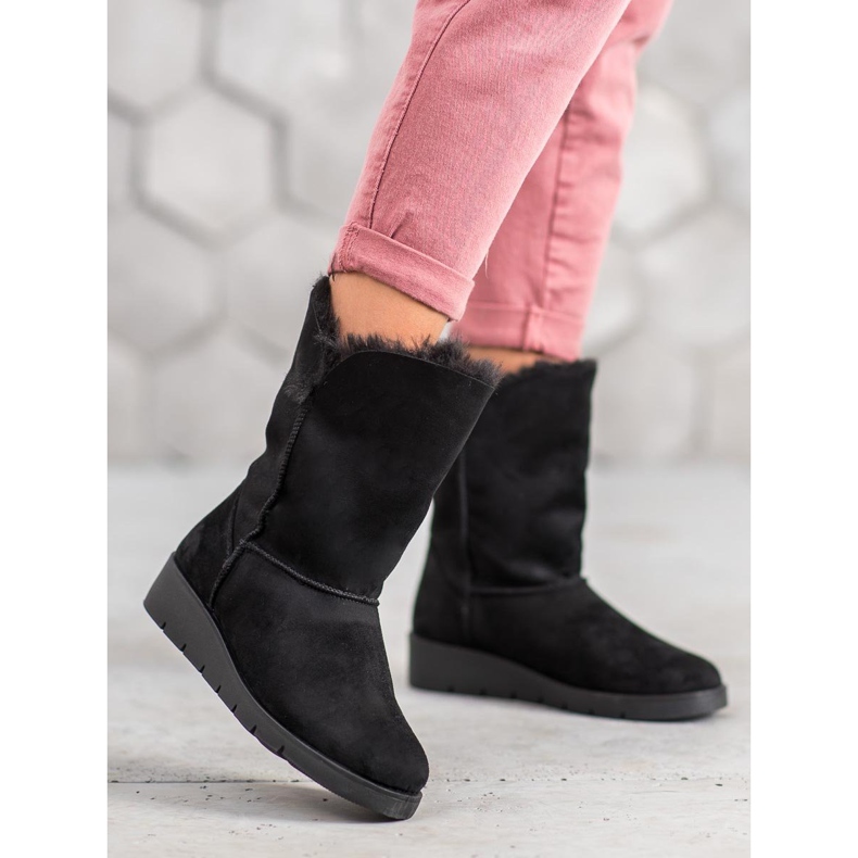 Kylie Mukluki caliente negro 2