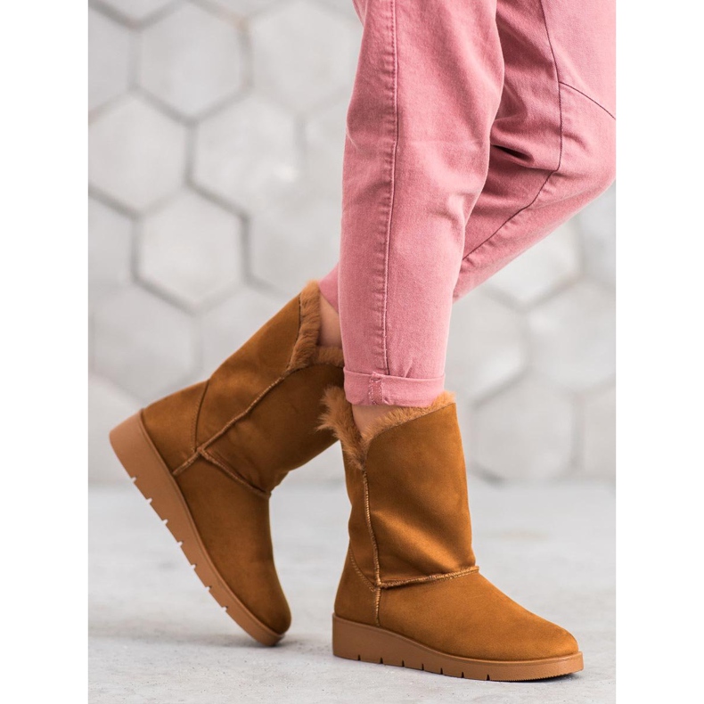 Kylie Mukluki caliente marrón 1