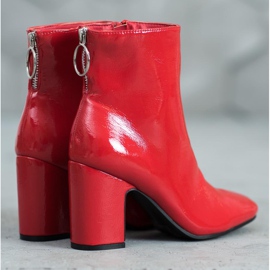 Seastar Botas lacadas en el poste rojo 4