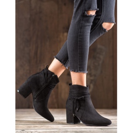 SHELOVET Botas en un poste negro 4