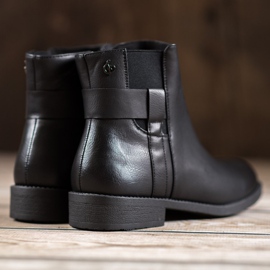 Gogo Botines de piel ecológica negros 5