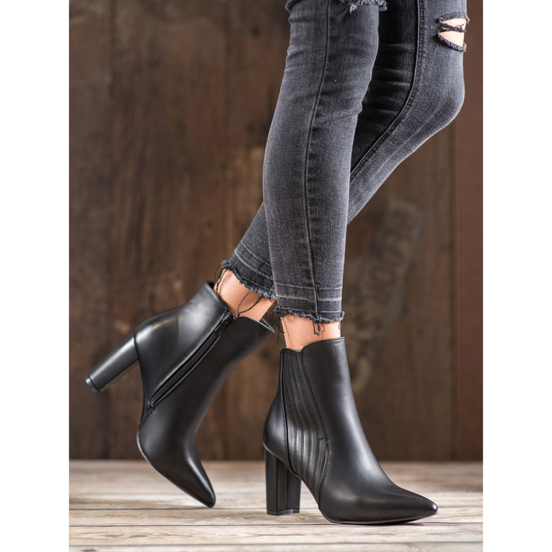 SHELOVET Sexy botas negras negro 1