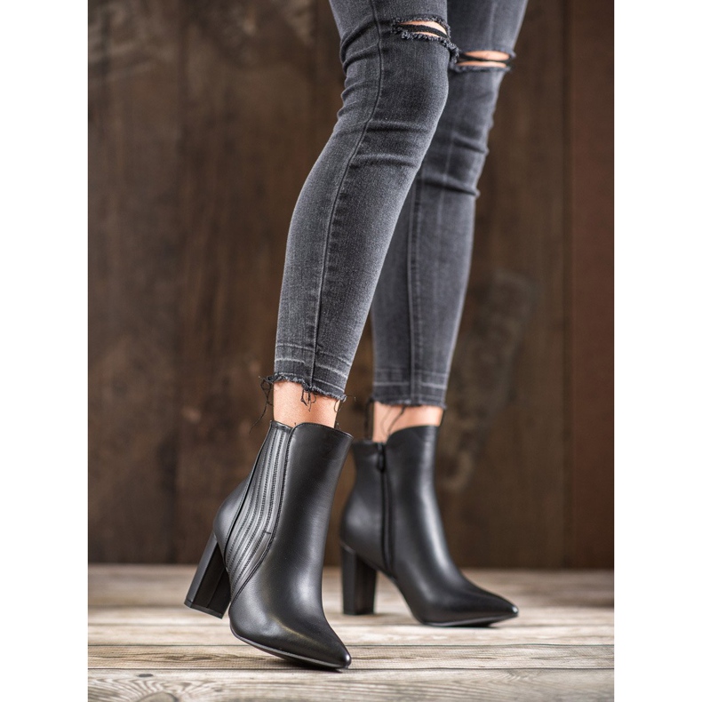 SHELOVET Sexy botas negras negro 2