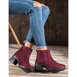CABIN Botas clásicas rojo 4