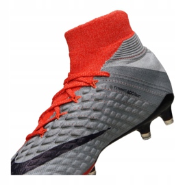 Botas de fútbol Nike Wmns Hypervenom Phantom 3 Df Fg M 881545-058 multicolor rojo 4
