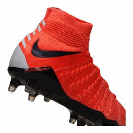 Botas de fútbol Nike Wmns Hypervenom Phantom 3 Df Fg M 881545-058 multicolor rojo 5