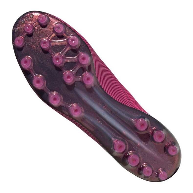 Botas de fútbol adidas Nemeziz 19.1 Ag Fg M FU7033 rosado rosado 2