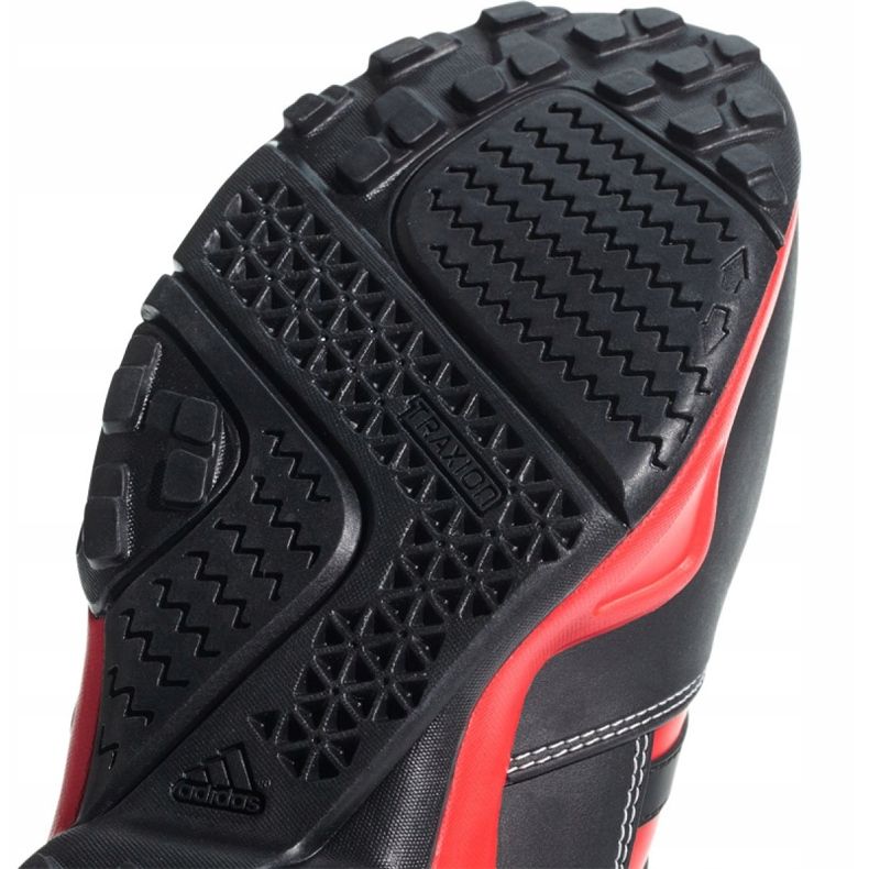 Zapatillas de trekking adidas Terrex Hydro Lace M CQ1755 negro rojo 2