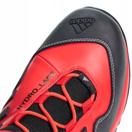 Zapatillas de trekking adidas Terrex Hydro Lace M CQ1755 negro rojo 3