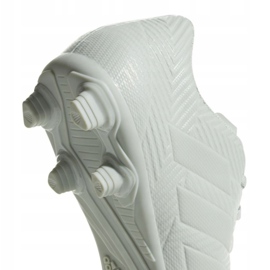 Botas de fútbol adidas Nemeziz 18.4 M FxG DB2116 gris blanco 4