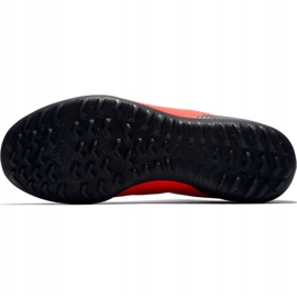 Calzado de fútbol Nike Mercurial Vapor X 12 Club Gs CR7 Tf Jr AJ3106 600 multicolor rojo 5