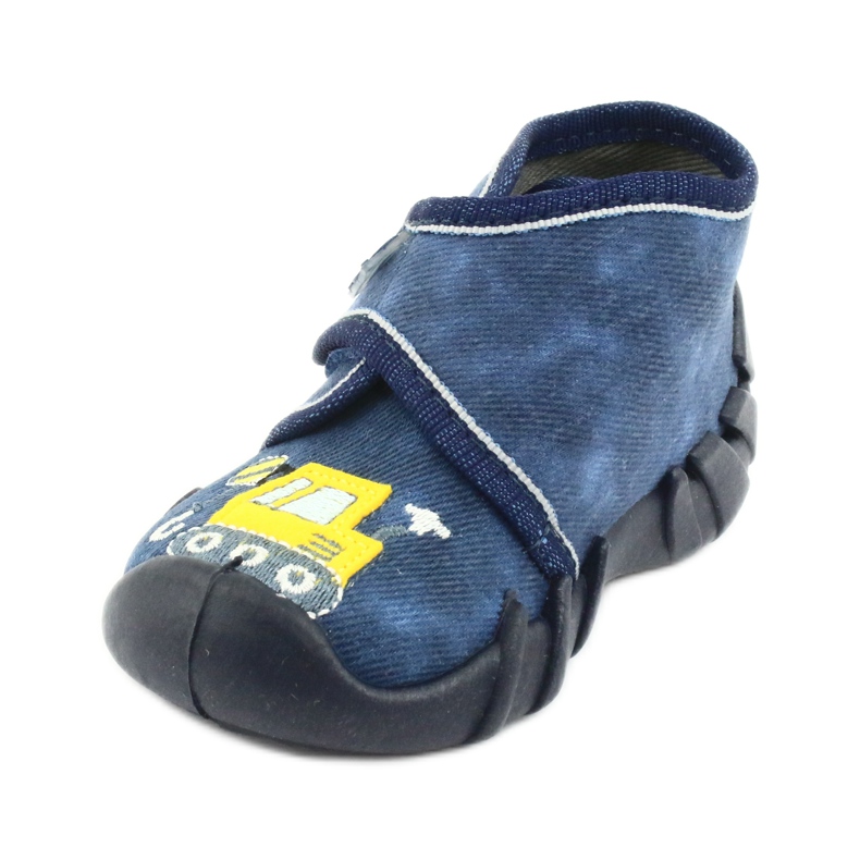 Calzado infantil befado 525P012 azul marino amarillo 2