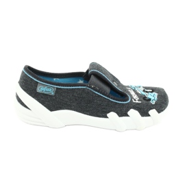Calzado infantil befado 290X174 azul gris 1