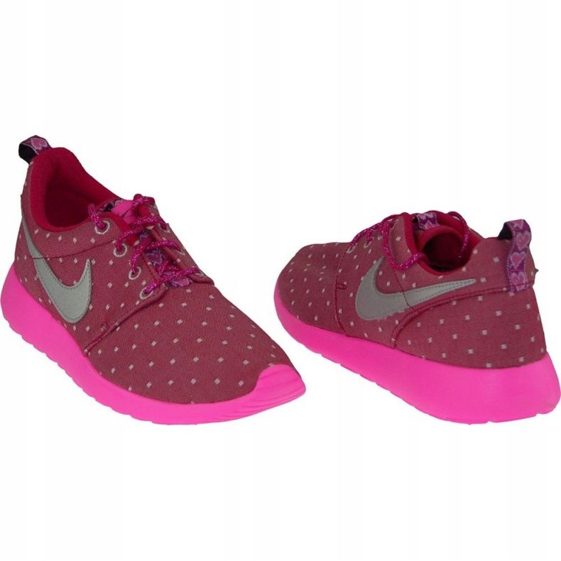 Zapatillas Nike Rosherun Print Gs W 677784-606 rosado 1