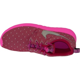 Zapatillas Nike Rosherun Print Gs W 677784-606 rosado 3