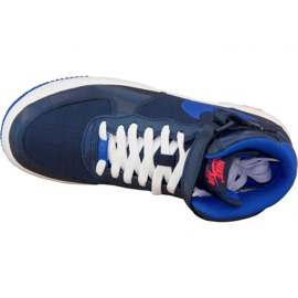 Zapatillas Nike Air Force 1 Mid Gs W 314195-412 azul marino 2